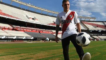 El mediapunta de River Plate particip&oacute; en un Instagram Live y cont&oacute; c&oacute;mo se prepara durante la cuarentena para volver a jugar cuando el virus lo permita.