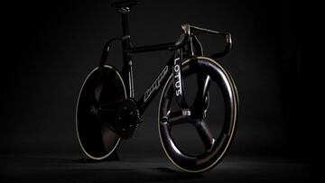 Imagen del modelo HB.T diseñado por la marca de bicicletas Hope y la marca de coches deportivos Lotus con el que Reino Unido competirá en las pruebas de ciclismo en pista de los Juegos Olímpicos de Tokio 2020.