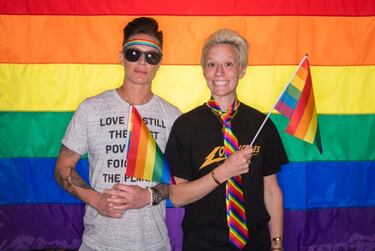 La capitana de EE UU, Megan Rapinoe, lidera la reivindicaci¨®n homosexual en el f¨²tbol