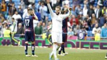 Nacho, ante el eibar.