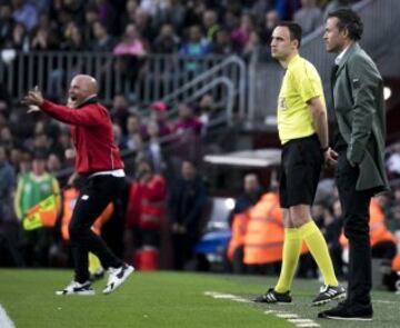 Luis Enrique y Sampaoli. 