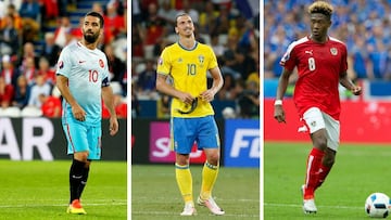 Arda, Ibrahimovic y Alaba.