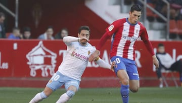 Sporting 1-2 Zaragoza: resultado, goles y resumen del partido