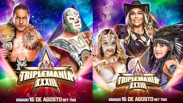 Este es parte del cartel que estará en Triplemanía XXXIII.