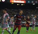 Bravo se luce y Barcelona golea con show de Neymar