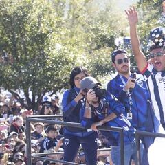 Así fue el festejo de la quinta de los Rayados de Monterrey