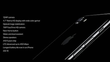 Así es el iPhone 7, especificaciones y características oficiales