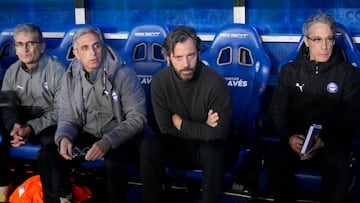 Banquillo del Alavés.