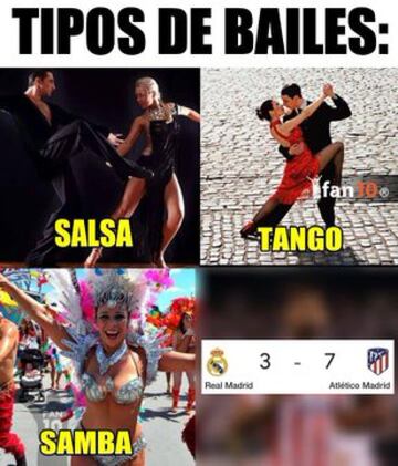 Los mejores memes de la goleada del Atleti al Madrid