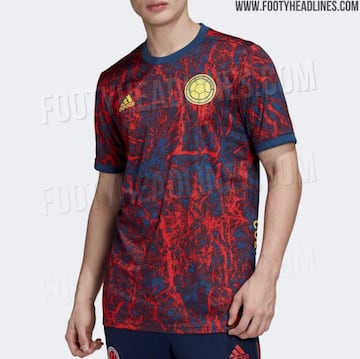 Se filtró la nueva camiseta de entrenamiento de la Selección Colombia para la Copa América 2020.