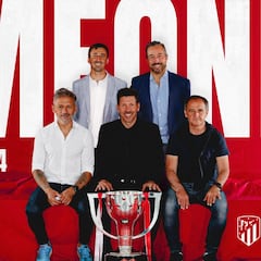 Oficial: el Atlético anuncia la renovación de Simeone hasta 2024