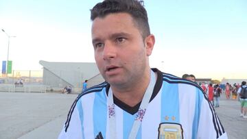 La afición argentina señala y marca el fin del ciclo Messi