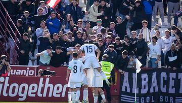 Partido de la jornada 25 de la Segunda División 2023-2024 de la liga de fútbol española, Liga Hypermotion, entre Albacete-Cartagena disputado el 3/2/2024 en el Carlos Belmonte. Foto Josema Moreno