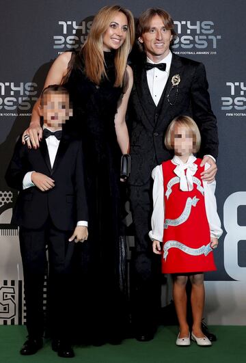 Luka Modric and family