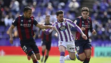 Partido de la jornada 33 de LaLiga Hypermotion entre Valladolid y Levante.