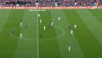 La 'intensidad' del Madrid en el 1-0: todo la defensa mirando...