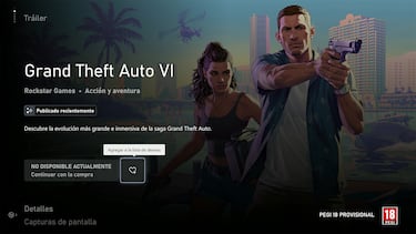 Aparece GTA 6 como descarga ya disponible en Xbox y algo te descargarás pero no es el juego ni tampoco una estafa