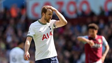 Harry Kane, jugador del Tottenham, durante un partido.