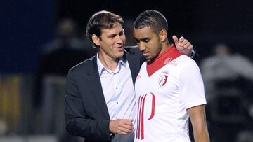 Rudi Garcia con Payet.