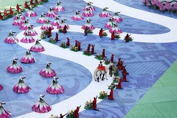 Así fue la ceremonia inaugural de la Copa Confederaciones en San Petersburgo. 