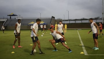 El rondo de Cuadrado con la Selección Colombia