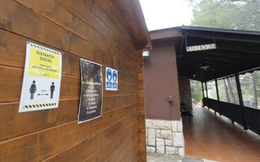 Campamento anti-COVID en plena sierra de Buñol
