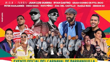 Artistas en el Metroconcierto del Carnaval de Barranquilla 2023: ¿Quiénes estarán en el espectáculo?