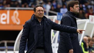 Eusebio Sacristán durante el Real Sociedad-Real Madrid
