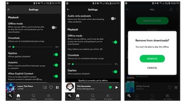 Cómo descargar canciones de Spotify al móvil Android o el iPhone iOS