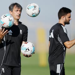 El Granada, na imagem de estréia contra o Deportivo