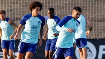 Witsel y Correa se entrenan con el Atlético.