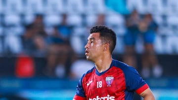 Christian Bermudez of Atlante  during the Final first leg match between Atlante and Cancun FC as part Champions of Champions of the 2023-2024 Season Liga BBVA Expansion MX at Olimpico Andres Quintana Roo Stadium on May 15, 2024 in Cancun, Quintana Too Mexico.