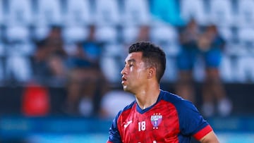 Christian Bermudez of Atlante during the Final first leg match between Atlante and Cancun FC as part Champions of Champions of the 2023-2024 Season Liga BBVA Expansion MX at Olimpico Andres Quintana Roo Stadium on May 15, 2024 in Cancun, Quintana Too Mexico.