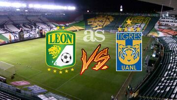 León-Tigres en vivo online: Ida Cuartos de final, Liga MX