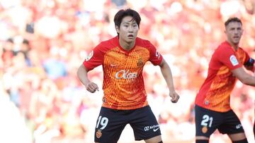 Kang-in Lee en su último partido como mallorquinista