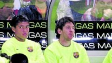 <b>EL PEOR MOMENTO. </b>El argentino tuvo que ser relevado mediada la segunda parte del partido jugado el sábado en San Mamés. La cara de Puyol explica la preocupación.