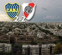 Pone los pelos de punta: así se escuchó en las calles de Buenos Aires los goles del Boca-River