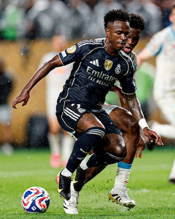 'Taconazo' de Vinicius J¨²nior en el segundo gol de Real Madrid.