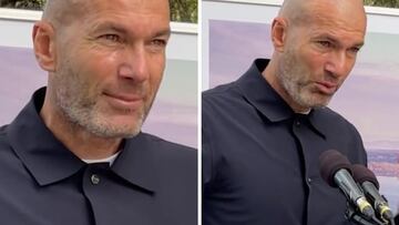 Las lágrimas y el discurso de Zidane tras ser nombrado padrino de una asociación por el cáncer infantil