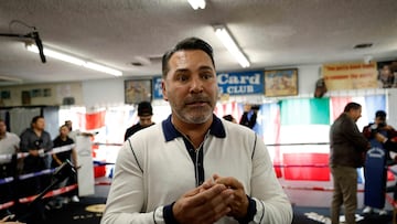 Oscar De la Hoya se dio el tiempo de explicar lo sucedido y de soltar un dardo venenoso en contra del Canelo antes del combate de este sábado ante Munguía.