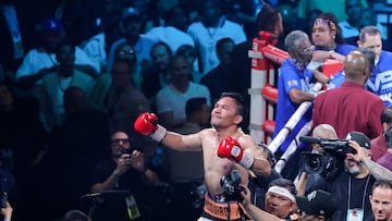 Manny Pacquiao said he knows he beat Mario Barrios, but he respects the judges' decision.