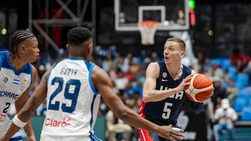 Kyle Guy, con Estados Unidos ante Nicaragua.