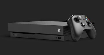 Xbox One X, el modelo Xbox One publicado en 2017 capaz de mover videojuegos en resolución 4K.
