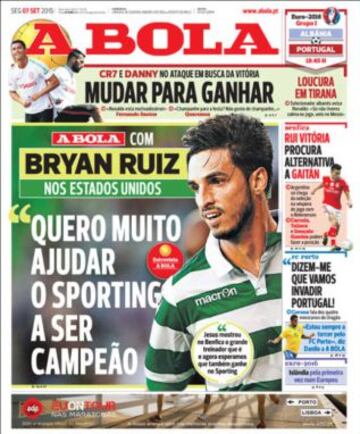 Portadas de la prensa deportiva