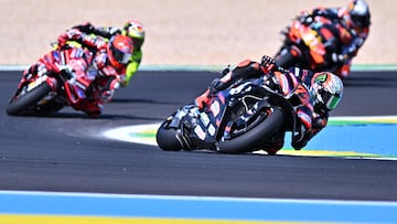 AMDEP2494. GOIÂNIA (BRASIL), 22/03/2026.- El español Alex Marquez (d) de BK8 Gresini Racing MotoGP, compite durante el Gran Premio de Brasil de MotoGP este domigo, en el autódromo Ayrton Senna en Goiânia (Brasil). EFE/ Andre Borges