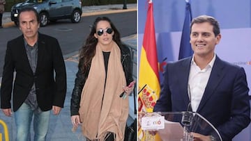 Imágenes la cantante Malú junto a su padre, el músico Pepe de Lucía, en Alcalá de los Gazules en 2012, y del político y líder de Ciudadanos Albert Rivera.