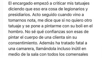 El inaceptable trato de un encargado a un cliente: “No sé que confianzas son esas”