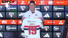 James, nuevo jugador de Sao Paulo.