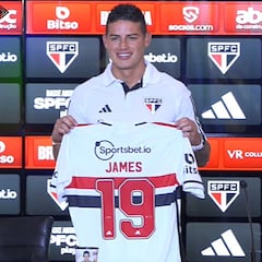 Presentación de James Rodríguez con Sao Paulo en vivo: primeras declaraciones, debut, dorsal...