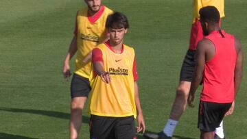 El enésimo detalle de Joao Félix en el entrenamiento